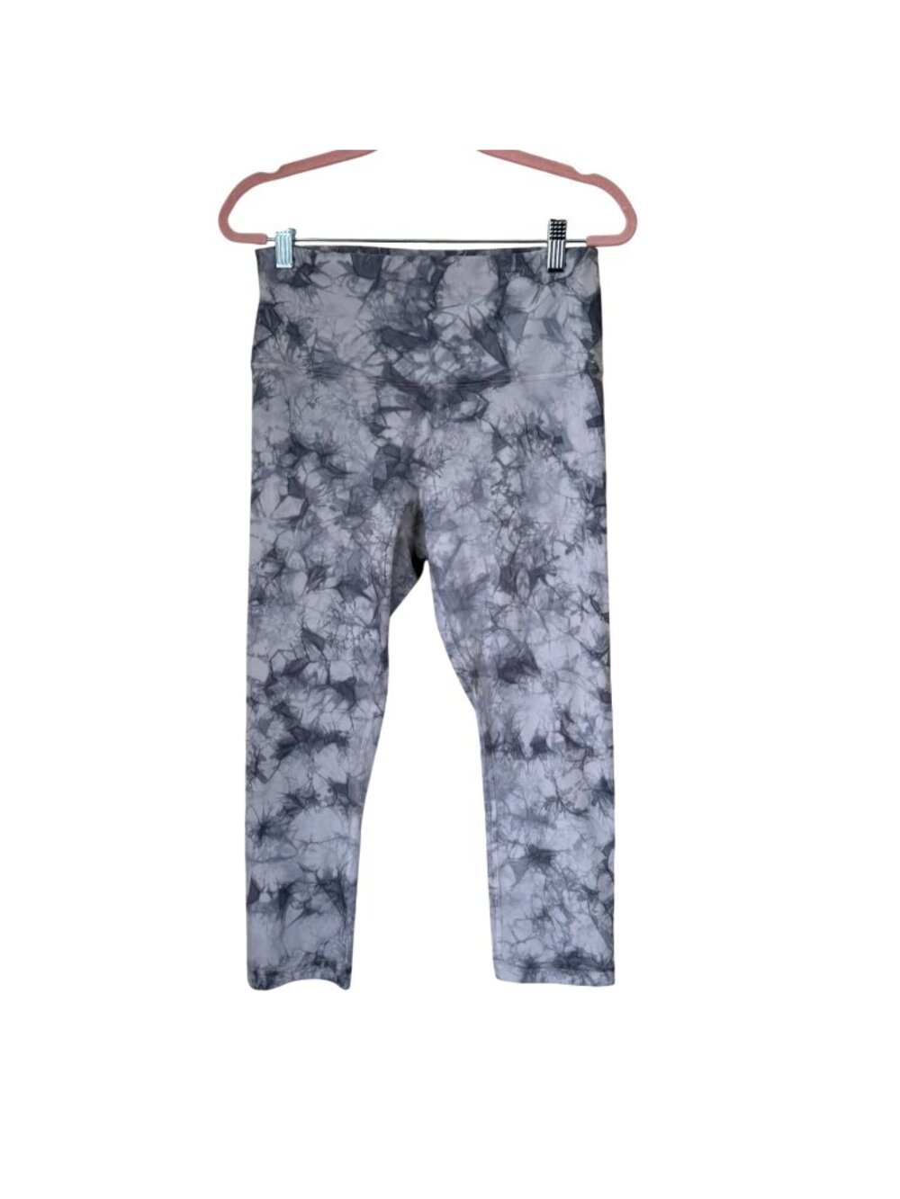 Lululemon Leggings Size 8 Gray White Marble - Picture 2 of 9